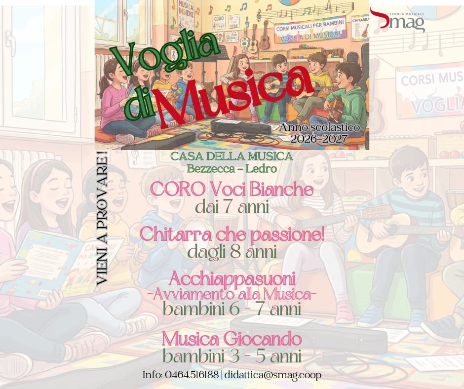 Voglia di MUSICA - sede di Ledro